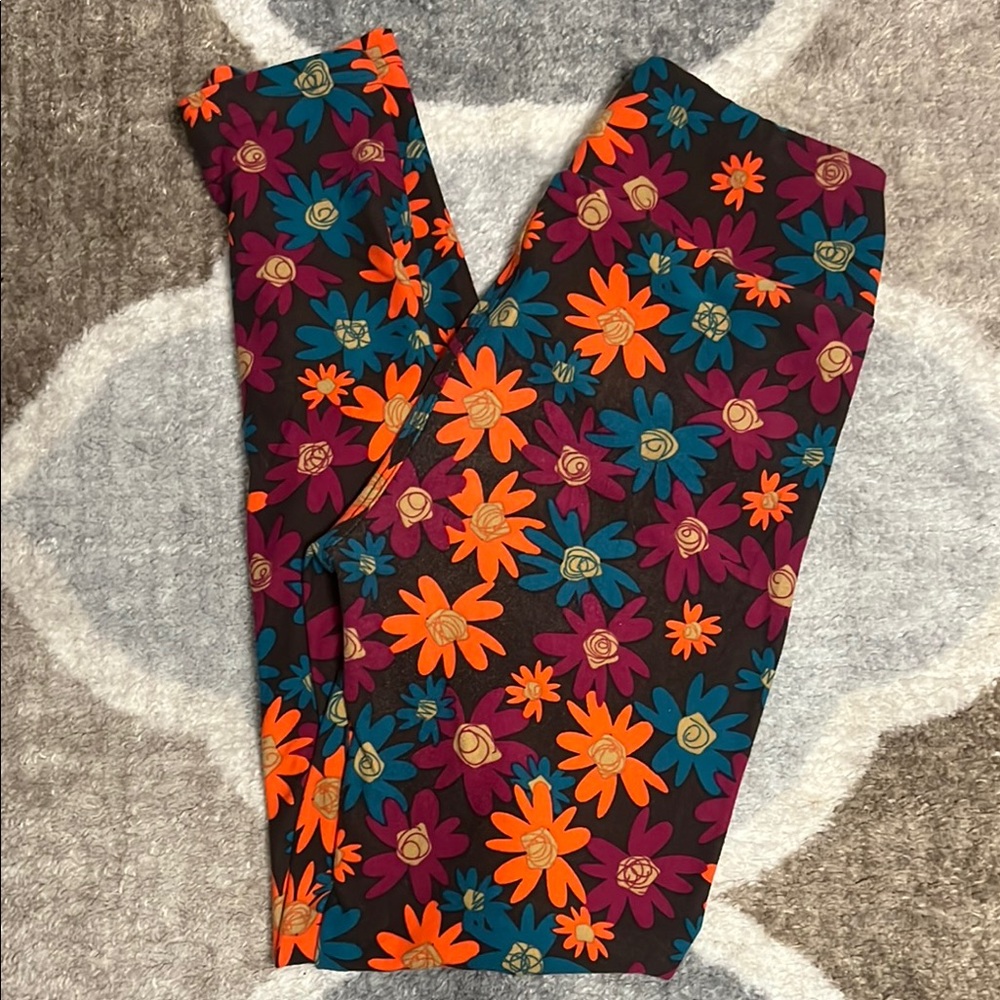 LuLaRoe Multicolor Floral Leggings